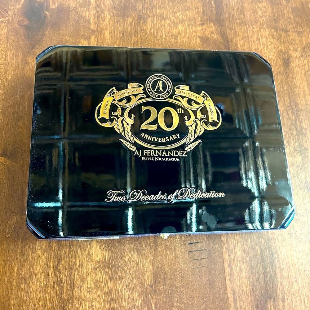 20th Anniversary Cigar Box
